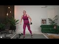 30-minute Full Body Strength Training | FUN At Home Dumbbell Workout