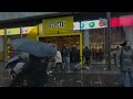 Almost 2hrs of London Rain ☔️ Central London Rain Walk on Grey Afternoon [4K HDR]