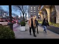 Manhattan New York City - Billionaires' Row evening walking tour 4K