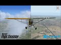 Microsoft Flight Simulator X vs X-Plane 11 (Vanilla, No mods!)