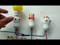 Master wiring with 3Bulbs | How to control 3 bulbs control with 4 switches | 3Way switch connection