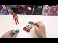 Unboxing review of Spider Man series toys, Spider Man vs. Destroyer toys, Spider Man and his friends