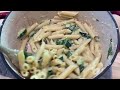 Creamy Zucchini Pasta! No Cream! Light and Refreshing!