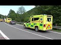 [RALLYE REJVIZ 2024] International Ambulance (+ Fire Truck) Parade With lights & sirens⏩70+ vehicles