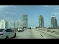Miami 4K - Scenic Drive - Brickell Key Downtown to Haulover Inlet  - USA