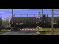 Railroad Crossing Co hwy O Ottawa Oh CSX manifest (Trainz new era)