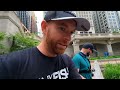 Catching GIANT FISH in Downtown Chicago Riverwalk | Field Trips Illinois