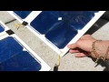 Homemade 240W folding solar panels with 300W Turnigy Reaktor