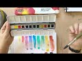 NEW WATERCOLOR PALETTE | Schmincke Akademie is it good enough?