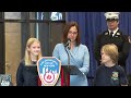 FDNY holds Line of Duty Death Plaque Dedication Ceremony for Firefighter William P. Moon at Rescue 2