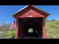 Clover Hollow Covered Bridge / Newport, Virginia! #history #virginia #coveredbridge #travel #trip