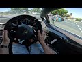 POV: Novitec Lamborghini Aventador SVJ ( LOUD EXHAUST CITYDRIVE )