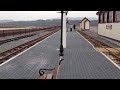 Ffestiniog railway  The new track layout at Porthmadog