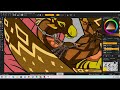 Golden claw (speed paint)