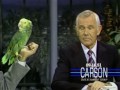 Poncho The Parrot Blows Johnny Away | Carson Tonight Show