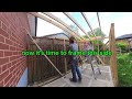 my simple lean to shed framing part 2