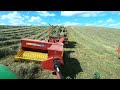 Baling Hay On A Dairy Farm l 1st Crop Small Square Bales l 2024 Hay Season