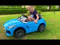 Mili and Stacy Pretend Play with Ride On Cars Toy