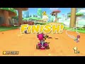 Mario Kart 8 - Close Mushroom Gorge win