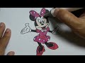 Mewarnai Minnie Mouse | Coloring Minnie Mouse