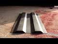 Making - Double Hydraulic Press - Trapezoidal sheet metal