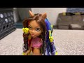 GIVING CLAWDEEN A PRIDE MAKEOVER! Monster high Doll Reroot ooak
