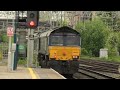 Fantastic Morning At Stafford Station 7/5/24 Great Variety of Movement Pair West Coast Railways 37s