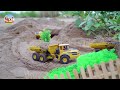 RC Excavators Loading Trucks with Operator View so the best on It sands