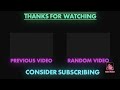 My new outro