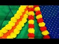 Quick and Easy Varamahalakshmi Saree Draping | Varamahalakshmi background Decoration