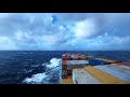 2.5 Hour Uncut View From Cargo Ship In 4K | Life At Sea