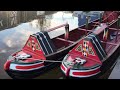 Maiden voyage of model canal working boat pair