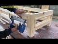 Ingenious Techniques Woodworking Workers || Rustic Large Woodworking Products Wooden Furniture