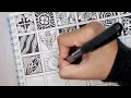 35 Beautiful Zentangle Pattern For Beginners |Zentangle Art |Doodle Art | Zen-doodle