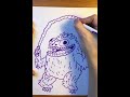 Drawing a Jumprope Kaiju