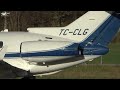 Hawker 900XP TC-CLG in Bern: Landing and Take-Off with Swiss Alps View!
