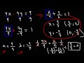 Linear Equations - The Intercept Form - Algebra