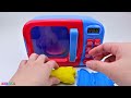 Satisfying Video l Mixing Penguin, Kinder Eggs with Magic Machine Cutting ASMR