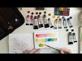 Watercolor Swatches + filling Art Toolkit Demi Palette