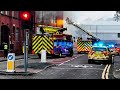 HUGE Response to Derelict Building Fire in Old Trafford - Greater Manchester Fire & Rescue Service