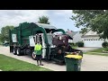 WM Garbage Truck Compilation: Old + New Mack McNeilus FL Trash Trucks in my Neighborhood!