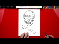 How To Draw A Realistic Skull And Crossbones