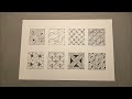 8 easy Zentangle patterns for beginners (part 2)