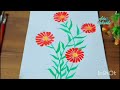 How to paint spring Flowers easily 😱easiest way to paint flowers #SpringFlowersArtChallenge