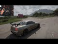 Rebuilding Nissan GT-R R34 V-Spec II - Forza Horizon 5 | Steering  wheel gameplay