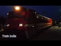 Beautiful Train arrival & Departure & back to back crossing at Dusk: Indian Railways