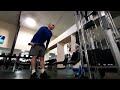 LifeFitness TRICEP rope pull down w/20 lbs.