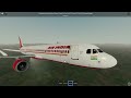 Flying Air India on ROBLOX!