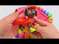 Satisfying Video l How To Make Rainbow Hexagon Candy Cake with Kinetic Sand Cutting ASMR