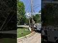 Lineman Pole Wreck Out